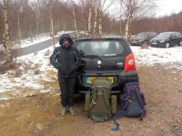 bothy 002  All set for the walk in. : bothy