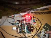 shunting  Open siding, and the outer to inner changeover.