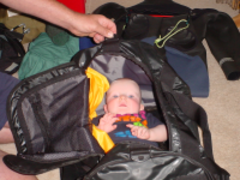 ready for his holidays